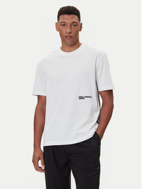 Karl Lagerfeld Jeans Karl Lagerfeld Jeans Camiseta A4M17030 Blanco Relaxed Fit