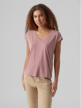 Vero Moda Vero Moda Póló Filli 10247666 Rózsaszín Regular Fit