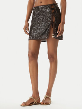 Guess Guess Пляжна спідниця E6GD05 KBMV0 Коричневий Regular Fit