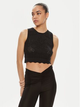 TWINSET TWINSET Топ 241TT3161 Чорний Slim Fit