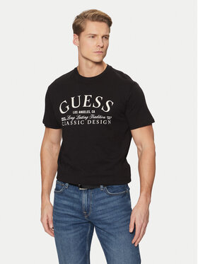 Guess Guess Футболка M5RI43 K9RM1 Чорний Regular Fit