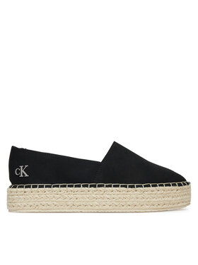 Calvin Klein Jeans Espadrilky Calvin Klein Jeans Flatform Esdparille Mg/Hdw YW0YW01737 Černá