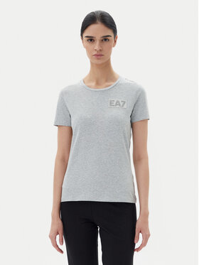 EA7 Emporio Armani EA7 Emporio Armani Футболка 7W000492 AF10373 O8002 Сірий Regular Fit