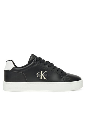 Calvin Klein Jeans Sneakersy Calvin Klein Jeans Classic Cupsole Mono Lth Wn YW0YW01902 Czarny