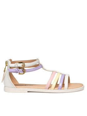 Geox Sandále Geox Jr Karly J7235D 5402 C0761 M Biela