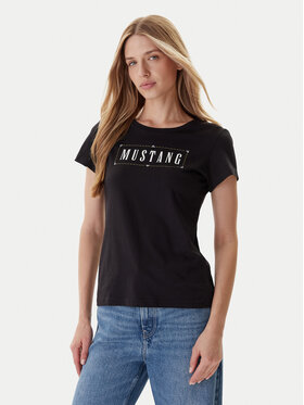 Mustang Mustang Camiseta Loa 1016754 Negro Slim Fit