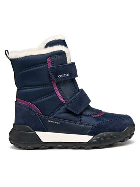 Geox Śniegowce Geox J Trekkyup Girl B Abx J46M7E 08V22 C4269 M Granatowy