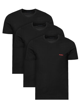 HUGO HUGO Conjunto de camisetas 50566316 Negro Regular Fit