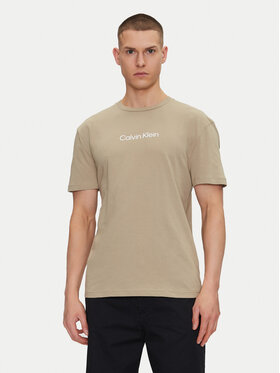 Calvin Klein Calvin Klein Majica Hero K10K111346 Bež Regular Fit