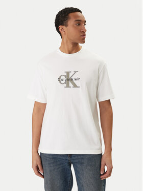 Calvin Klein Jeans Calvin Klein Jeans Camiseta Monologo Graphic LV04RE815G Blanco Regular Fit