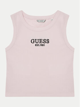 Guess Guess Топ J4YI16 KBZP4 Рожевий Regular Fit
