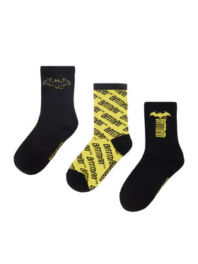 Batman Довгі шкарпетки Batman CEO-ACCCS-AW26-221WBBAT(3-PACK) Чорний