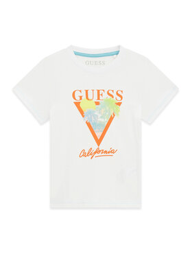 Guess Guess Camiseta N6GI10 K8HM4 Blanco Regular Fit