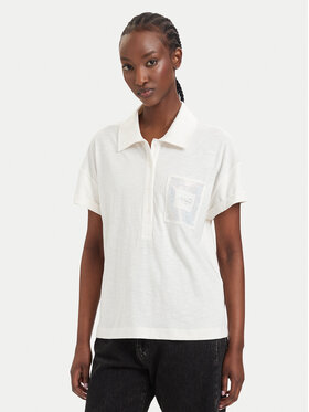 Liu Jo Sport Liu Jo Sport Polo TA6159 JS870 Crema Regular Fit