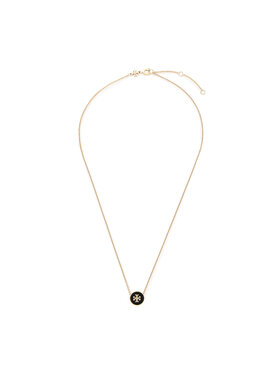 Tory Burch Намисто Tory Burch Kira Enamel Pendant Necklace 90549 Золотий