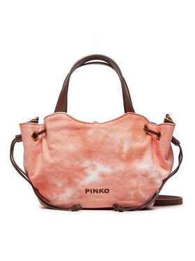 PINKO Rankinė Pinko Pagoda Small Shopper PE 24 PLTT 102910 A1MB Oranžinė