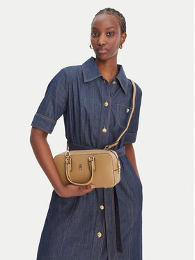Tommy Hilfiger Handtasche Tommy Hilfiger Th Daily Crossover AW0AW18378 Braun