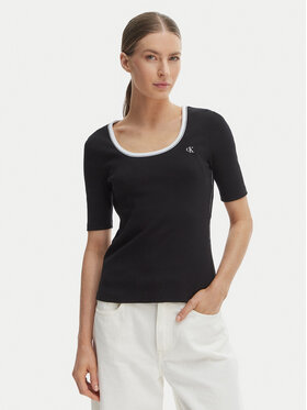 Calvin Klein Jeans Calvin Klein Jeans Camiseta LV047F247G Negro Slim Fit