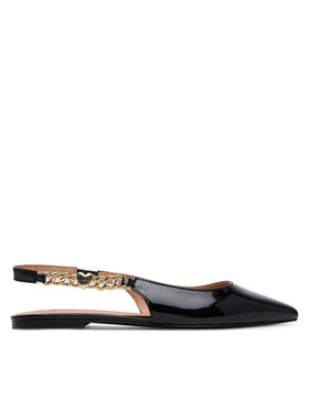 LOVE MOSCHINO Baleríny LOVE MOSCHINO JA11041G0MIH0000 Čierna