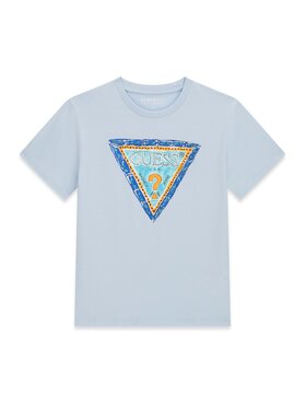 Guess Guess Футболка L6GI00 K8HM4 Блакитний Regular Fit