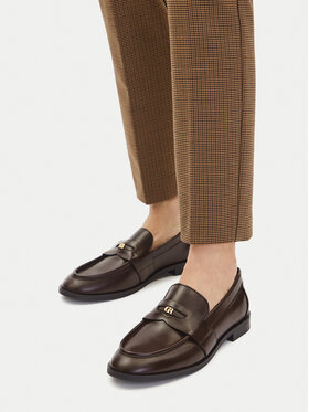 GINO ROSSI Loafersy Gino Rossi C-MANU-25552PE Brązowy