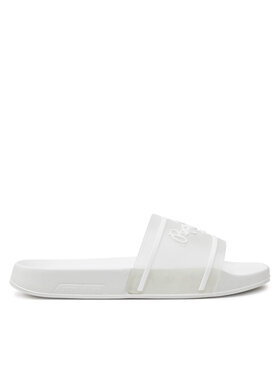 Pepe Jeans Ciabatte Pepe Jeans Slider Translucent W PLS70147 Bianco