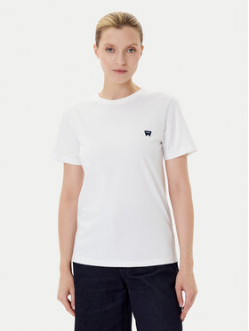 Wrangler Wrangler Camiseta Sign Off 112373024 Blanco Slim Fit