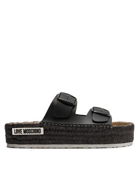 LOVE MOSCHINO Espadrilky LOVE MOSCHINO JA28233G0IIAX000 Čierna
