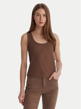 Marella Marella Top Orata 2613941015 Marrón Slim Fit