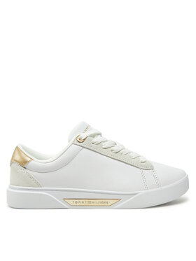 Tommy Hilfiger Sneakersy Tommy Hilfiger Chic Court Sneaker FW0FW08382 Bílá