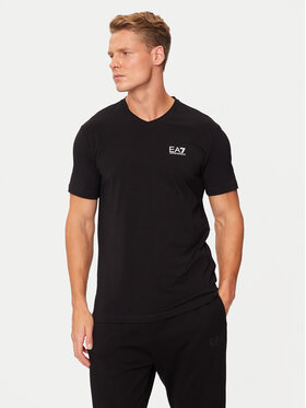 EA7 Emporio Armani EA7 Emporio Armani Футболка 8NPT27 PJVQZ 1200 Чорний Regular Fit