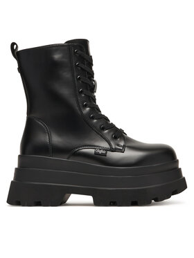 Buffalo Ghete Buffalo Jupiter Lace Up Mid 1622609 Negru