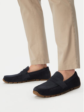 Clarks Мокасини Clarks Corsley Bar 26184514 Cиній
