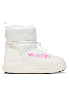Moon Boot Śniegowce Moon Boot Jr Park Tube Mid Glitter Wp 80D3440110 S Biały