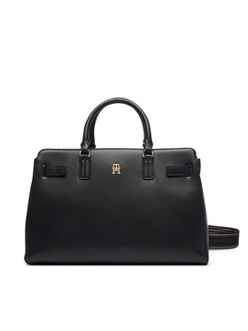 Tommy Hilfiger Torebka Tommy Hilfiger Th Joy Satchel AW0AW19067 Czarny