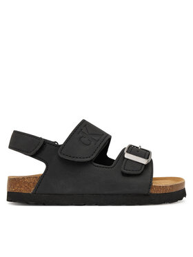 Calvin Klein Sandali Calvin Klein Velcro V3X2-83328-0315 M Črna