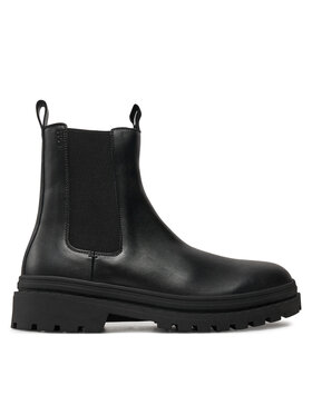 BOSS Členková obuv s elastickým prvkom Boss Nebular 50529189 Čierna