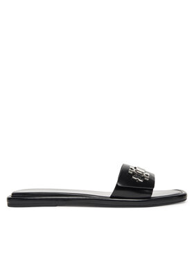 Tory Burch Шльопанці Tory Burch T Lock Slide 164676 Чорний