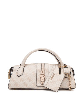 Guess Rankinė Guess Yvonne Logo Mini HWSG23 78760 Šviesiai smėlinė