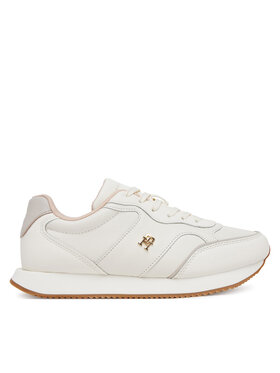 Tommy Hilfiger Laisvalaikio batai Tommy Hilfiger Runner FW0FW08696 Écru