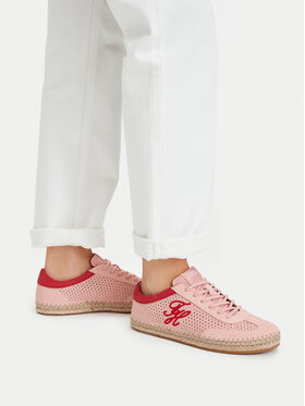 Tommy Hilfiger Espadrilės Tommy Hilfiger Th Heritage Rope Sneaker FW0FW09406 Rožinė