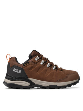 Jack Wolfskin Trekingová obuv Jack Wolfskin Refugio Texapore Low W 4050821 Hnedá