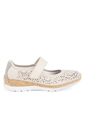 Rieker Baleríny Rieker N4299-60 Béžová