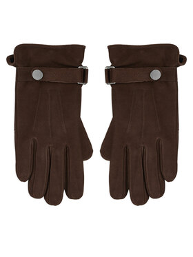 Calvin Klein Pánske rukavice Calvin Klein K50K512542 Hnedá