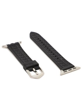 Fossil Náhradný remienok na hodinky Apple Watch Fossil S380018 Čierna
