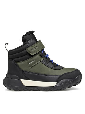 Geox Snehule Geox J Trekkyup Boy B Abx J46MBE 0MEMS C0450 M Tmavo zelená