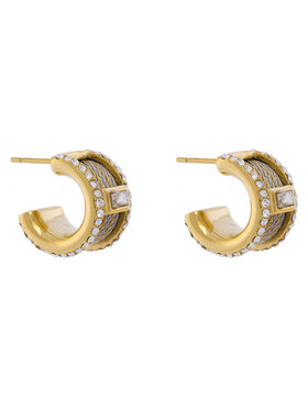 Guess Náušnice Guess JUBE05 391JW Zlatá