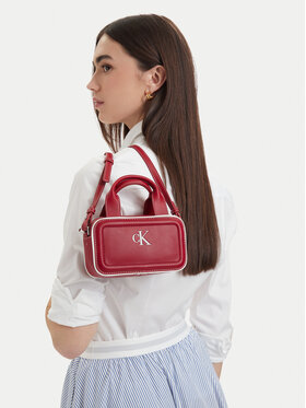 Calvin Klein Bolso Calvin Klein Contrast Ck Mini Bauletto Bag LV04F1257G Guinda/burdeos