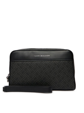 Tommy Hilfiger Kosmetický kufřík Tommy Hilfiger Th Flag Monogram Pouch AM0AM14146 Černá