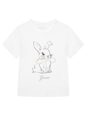 Guess Guess Marškinėliai J6RI24 K6YW4 Balta Regular Fit